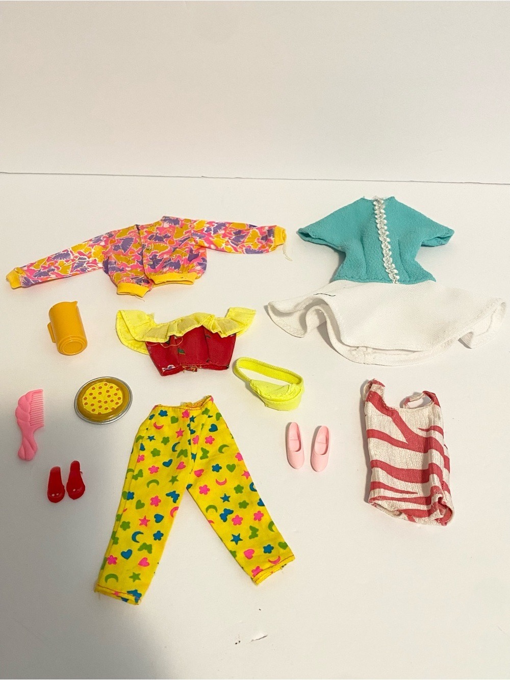 Vintage Barbie Doll Clothing Lot Clothes Bundle Toy